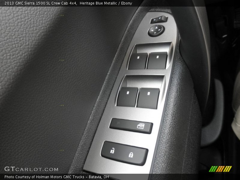 Heritage Blue Metallic / Ebony 2013 GMC Sierra 1500 SL Crew Cab 4x4