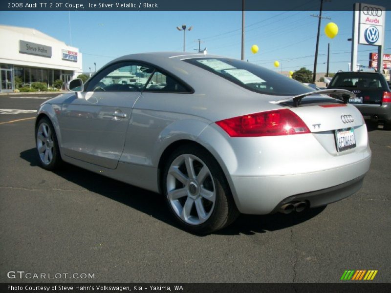 Ice Silver Metallic / Black 2008 Audi TT 2.0T Coupe