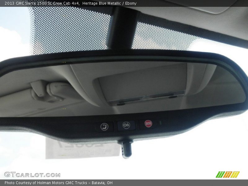 Heritage Blue Metallic / Ebony 2013 GMC Sierra 1500 SL Crew Cab 4x4