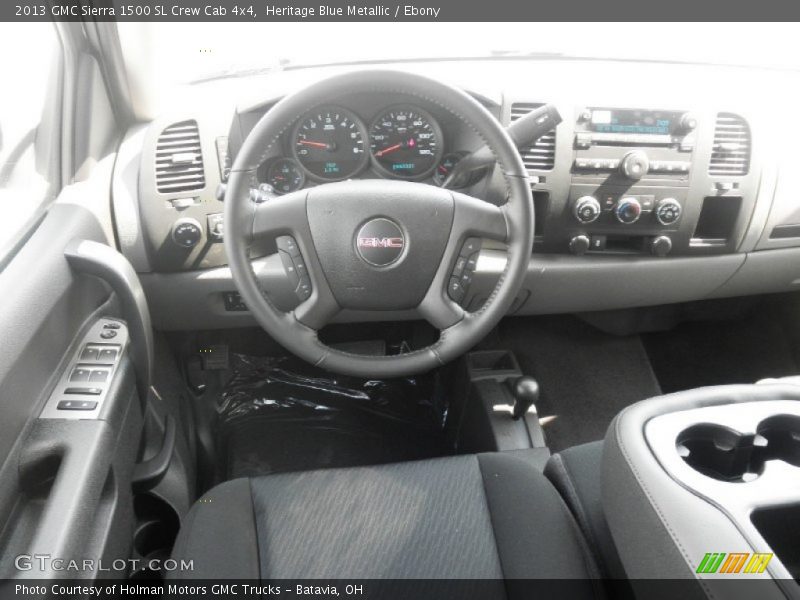 Heritage Blue Metallic / Ebony 2013 GMC Sierra 1500 SL Crew Cab 4x4