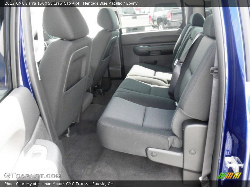 Heritage Blue Metallic / Ebony 2013 GMC Sierra 1500 SL Crew Cab 4x4