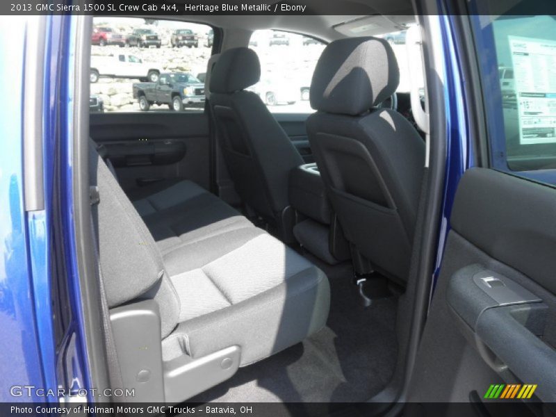 Heritage Blue Metallic / Ebony 2013 GMC Sierra 1500 SL Crew Cab 4x4