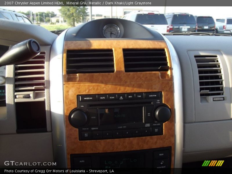 Mineral Gray Metallic / Dark Khaki/Light Graystone 2007 Chrysler Aspen Limited HEMI