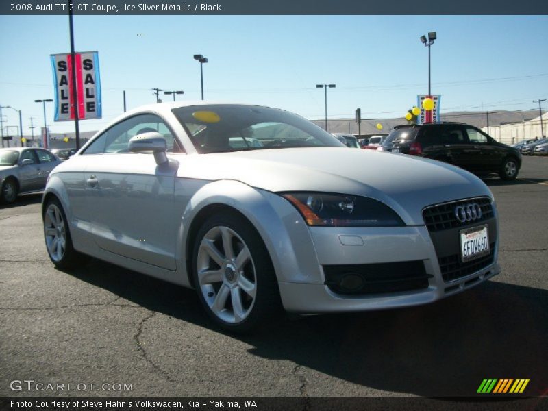 Ice Silver Metallic / Black 2008 Audi TT 2.0T Coupe