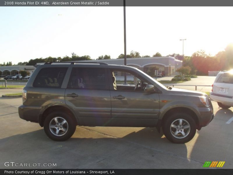 Aberdeen Green Metallic / Saddle 2008 Honda Pilot EX 4WD