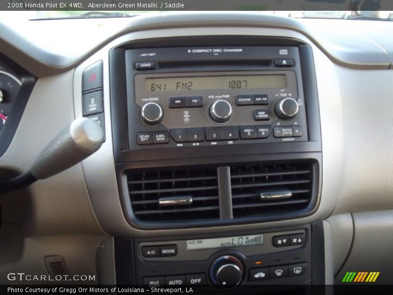 Aberdeen Green Metallic / Saddle 2008 Honda Pilot EX 4WD