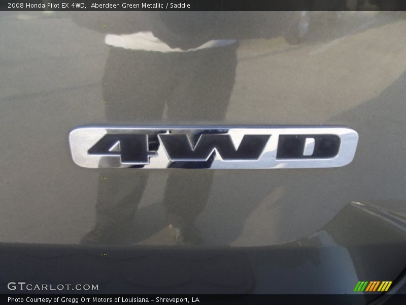 Aberdeen Green Metallic / Saddle 2008 Honda Pilot EX 4WD