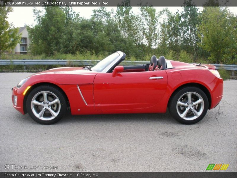  2009 Sky Red Line Roadster Chili Pepper Red