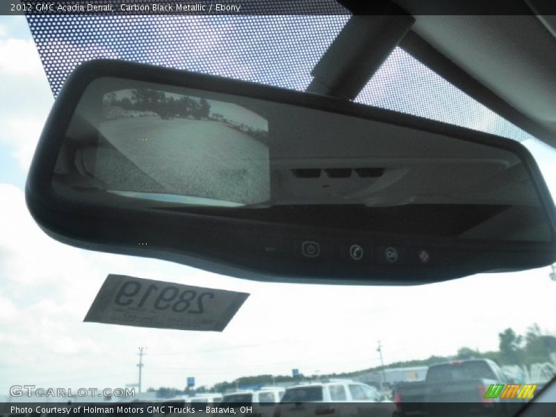 Carbon Black Metallic / Ebony 2012 GMC Acadia Denali