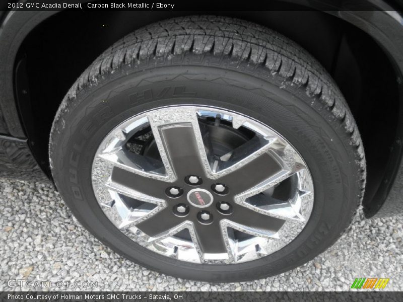 Carbon Black Metallic / Ebony 2012 GMC Acadia Denali