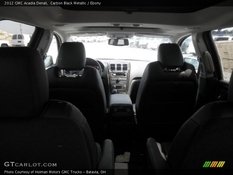 Carbon Black Metallic / Ebony 2012 GMC Acadia Denali