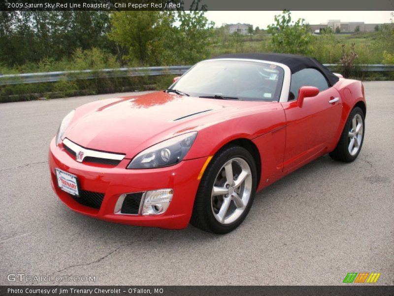 Chili Pepper Red / Red 2009 Saturn Sky Red Line Roadster