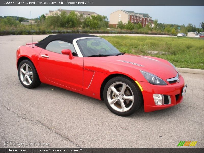 Chili Pepper Red / Red 2009 Saturn Sky Red Line Roadster