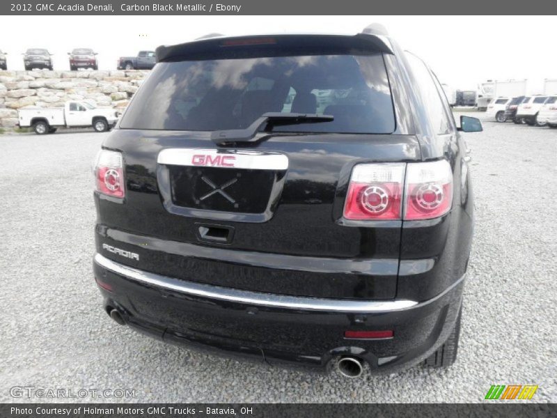 Carbon Black Metallic / Ebony 2012 GMC Acadia Denali