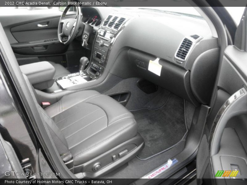 Carbon Black Metallic / Ebony 2012 GMC Acadia Denali
