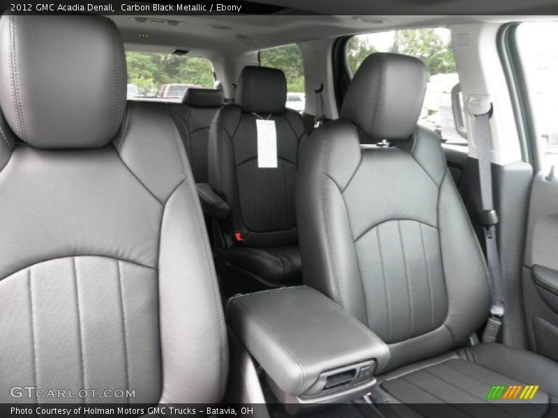 Carbon Black Metallic / Ebony 2012 GMC Acadia Denali