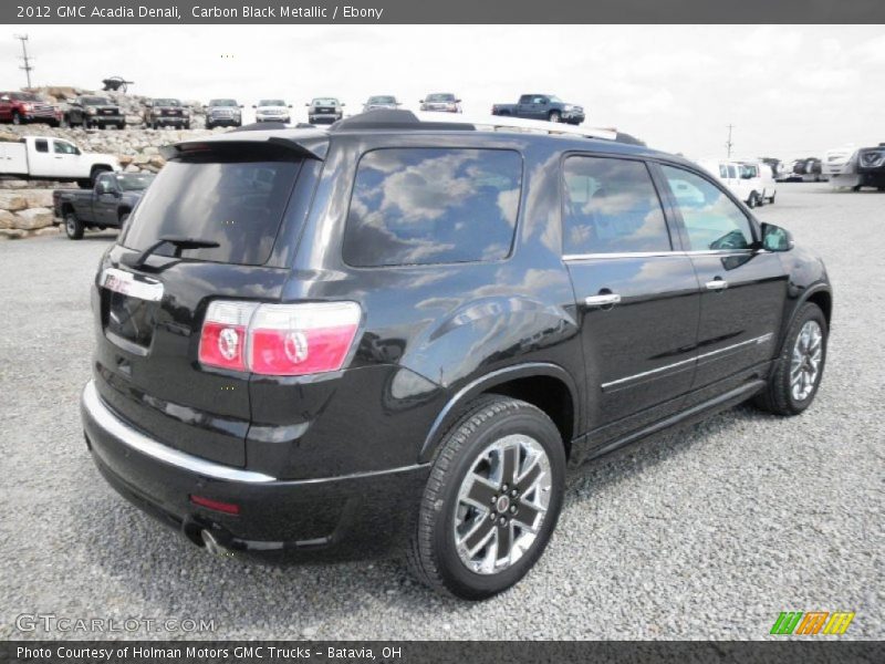 Carbon Black Metallic / Ebony 2012 GMC Acadia Denali