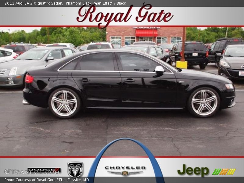 Phantom Black Pearl Effect / Black 2011 Audi S4 3.0 quattro Sedan