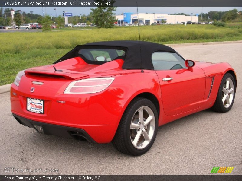 Chili Pepper Red / Red 2009 Saturn Sky Red Line Roadster