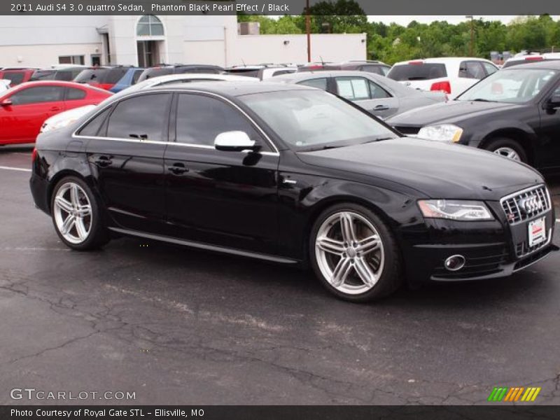 Phantom Black Pearl Effect / Black 2011 Audi S4 3.0 quattro Sedan