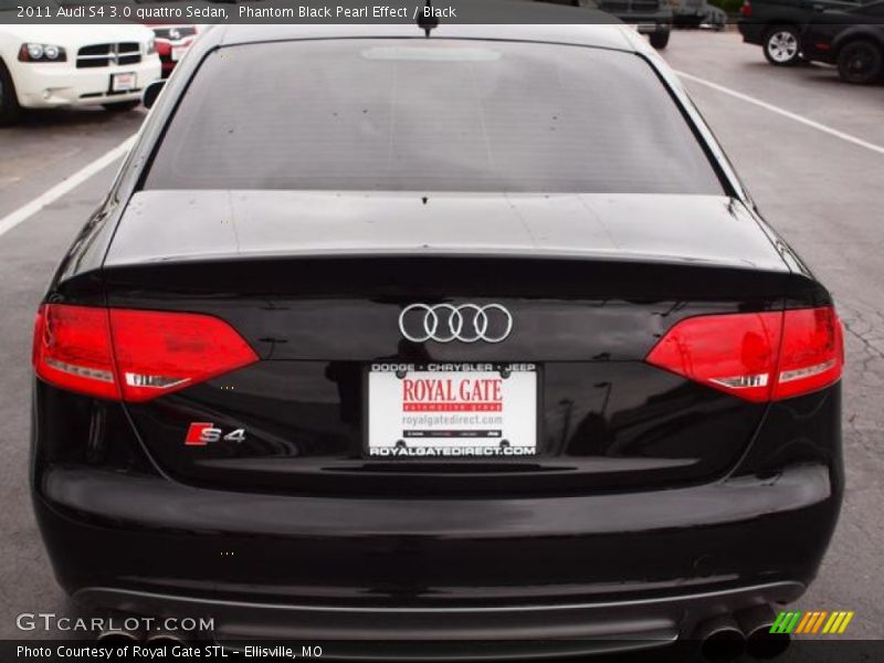 Phantom Black Pearl Effect / Black 2011 Audi S4 3.0 quattro Sedan