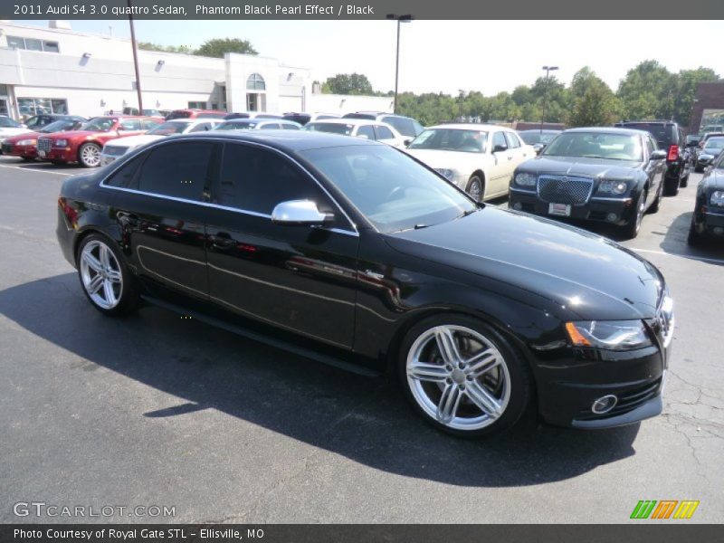 Phantom Black Pearl Effect / Black 2011 Audi S4 3.0 quattro Sedan
