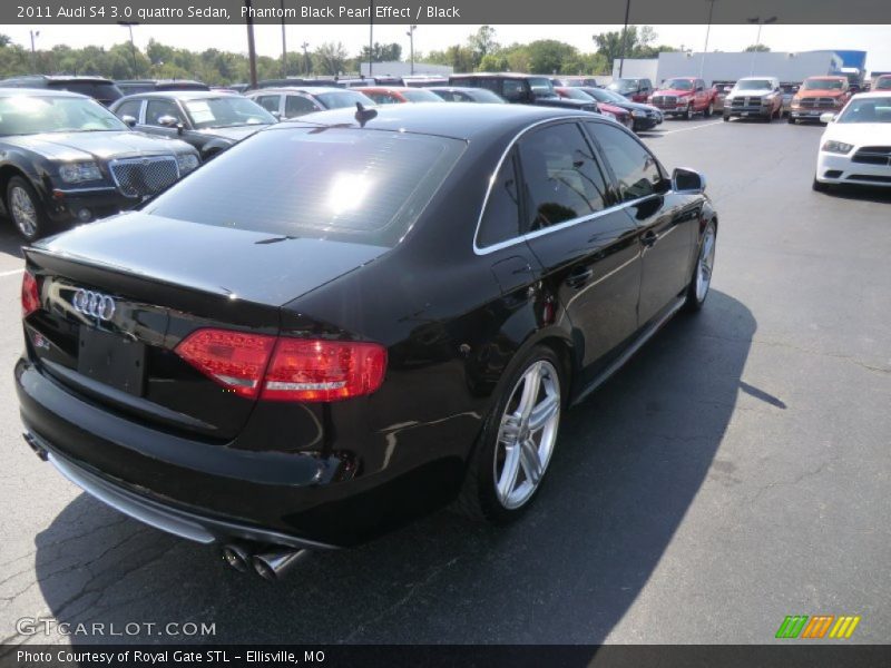 Phantom Black Pearl Effect / Black 2011 Audi S4 3.0 quattro Sedan