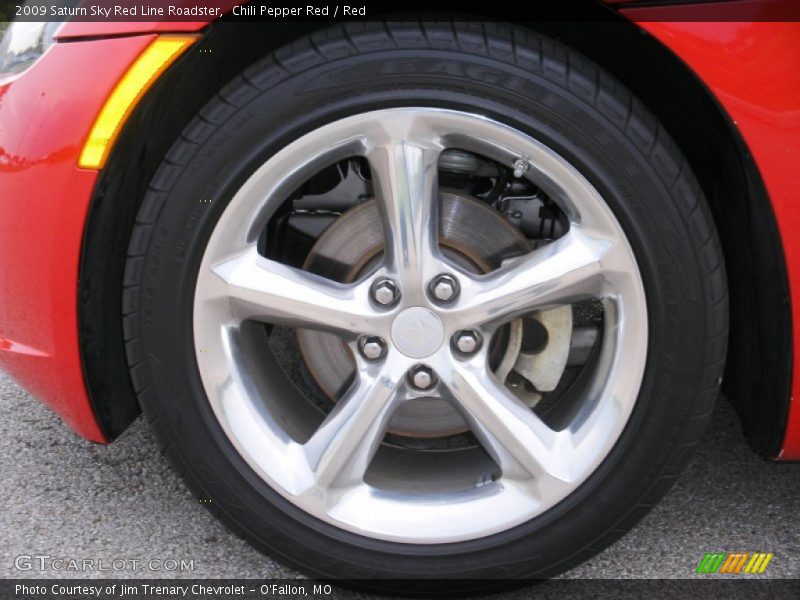  2009 Sky Red Line Roadster Wheel