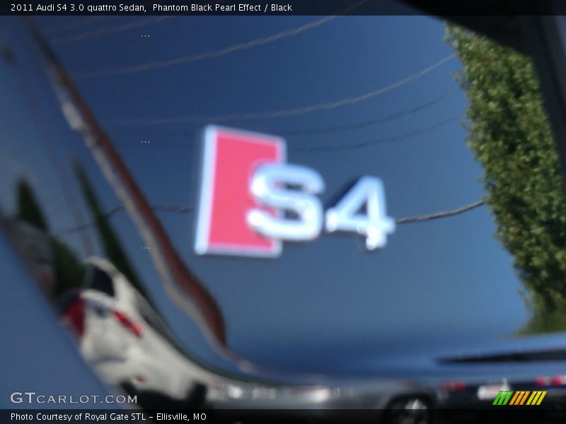 Phantom Black Pearl Effect / Black 2011 Audi S4 3.0 quattro Sedan