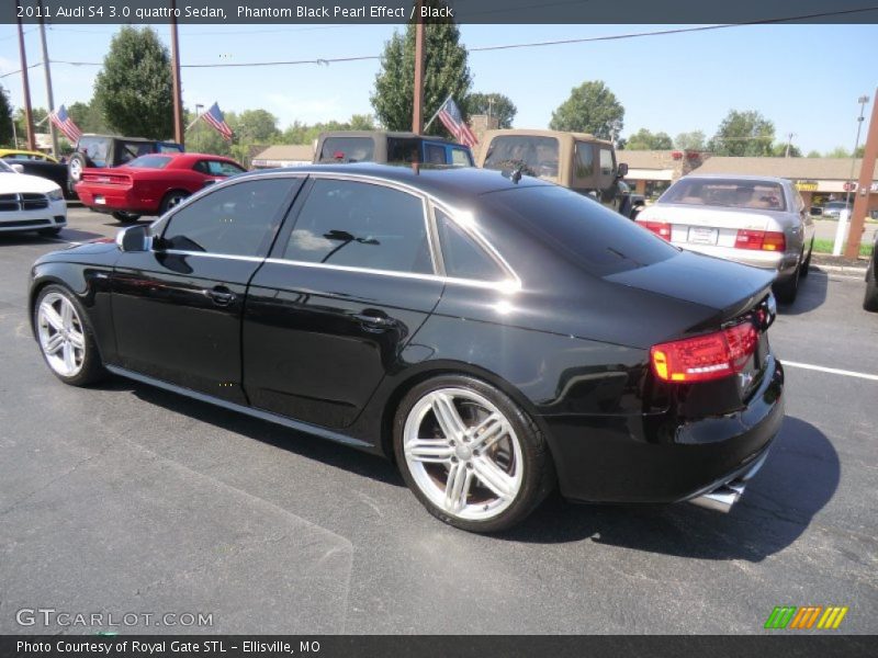 Phantom Black Pearl Effect / Black 2011 Audi S4 3.0 quattro Sedan