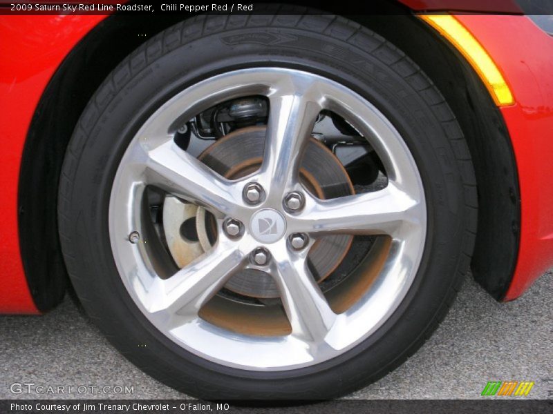  2009 Sky Red Line Roadster Wheel