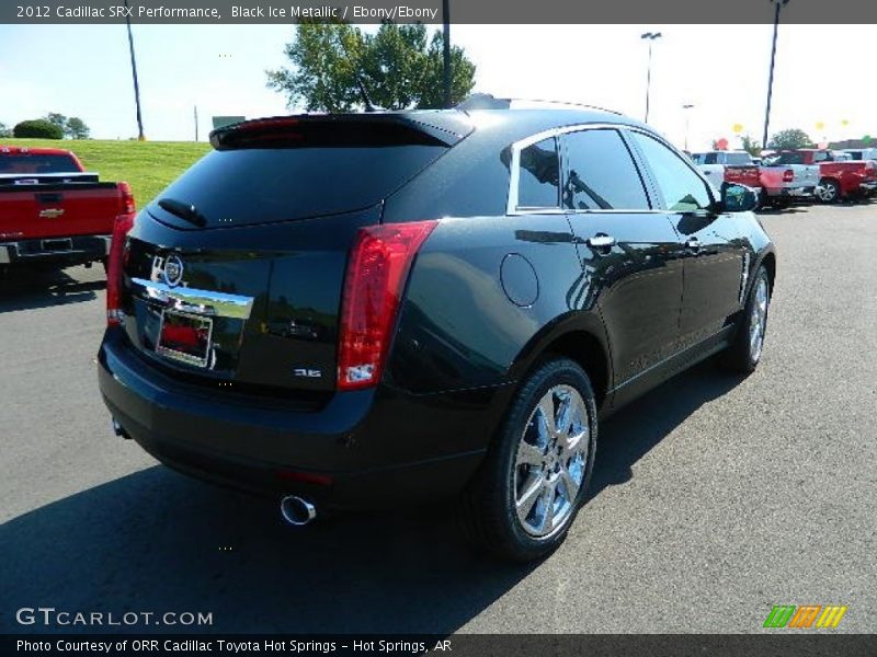Black Ice Metallic / Ebony/Ebony 2012 Cadillac SRX Performance