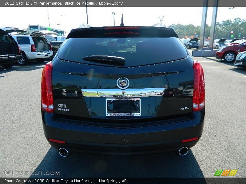 Black Ice Metallic / Ebony/Ebony 2012 Cadillac SRX Performance