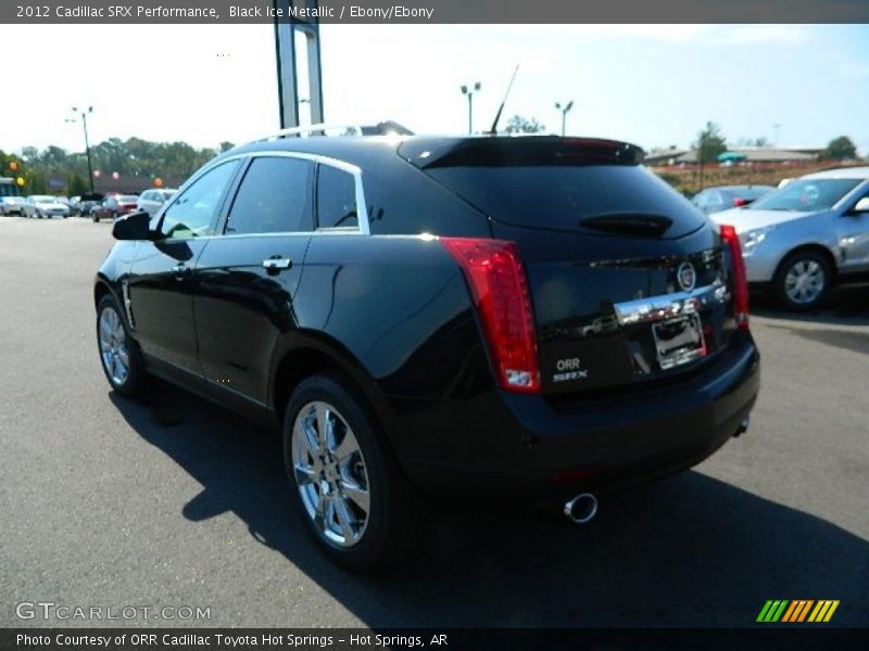 Black Ice Metallic / Ebony/Ebony 2012 Cadillac SRX Performance