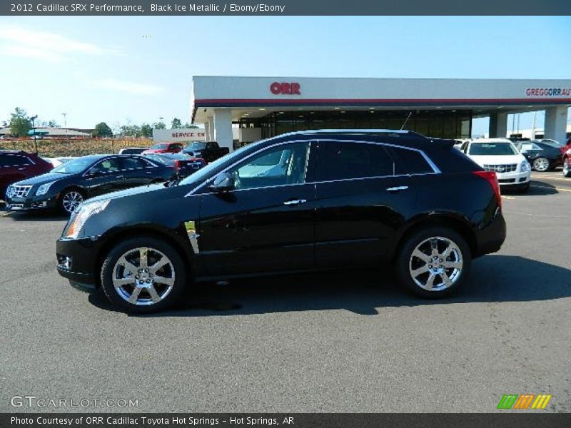 Black Ice Metallic / Ebony/Ebony 2012 Cadillac SRX Performance