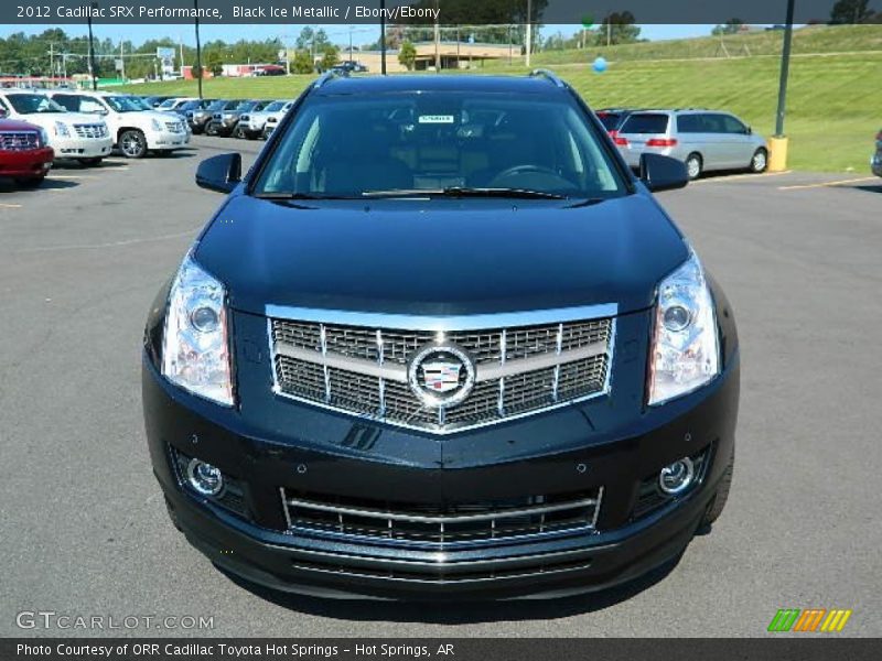 Black Ice Metallic / Ebony/Ebony 2012 Cadillac SRX Performance