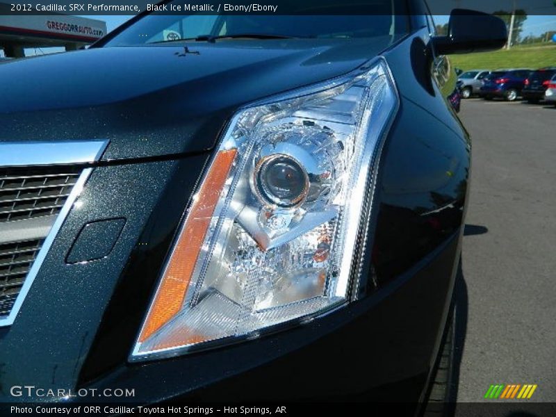 Black Ice Metallic / Ebony/Ebony 2012 Cadillac SRX Performance