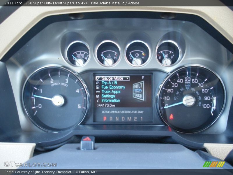 2011 F350 Super Duty Lariat SuperCab 4x4 Lariat SuperCab 4x4 Gauges