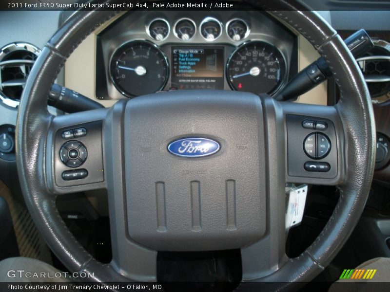  2011 F350 Super Duty Lariat SuperCab 4x4 Steering Wheel