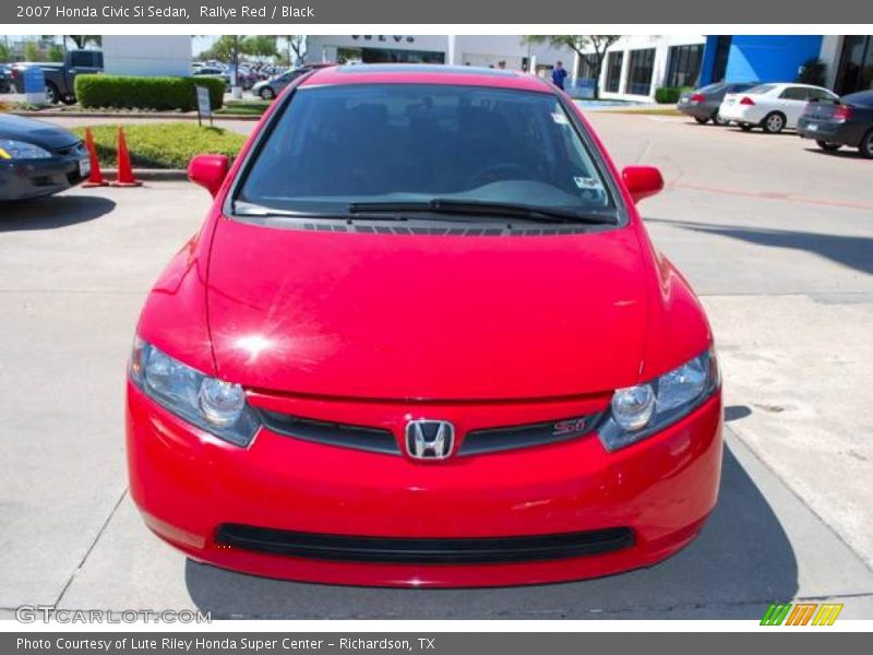 Rallye Red / Black 2007 Honda Civic Si Sedan