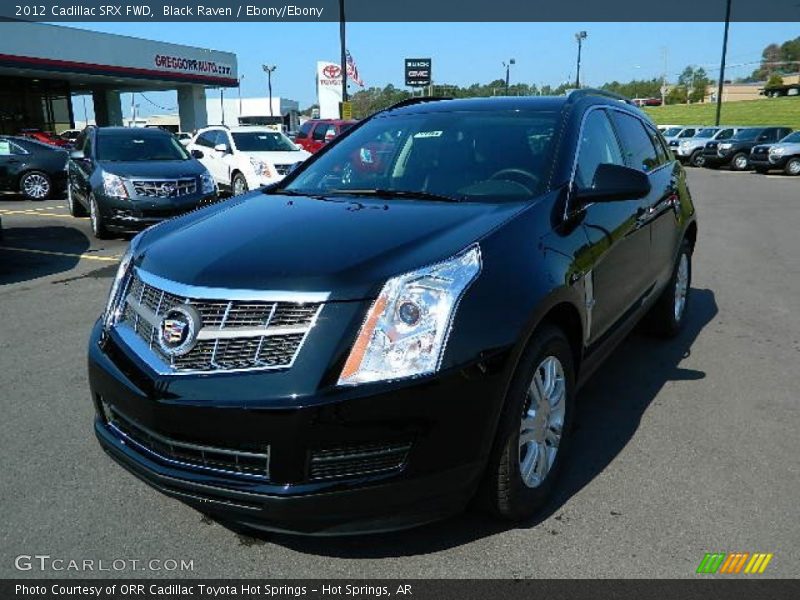 Black Raven / Ebony/Ebony 2012 Cadillac SRX FWD