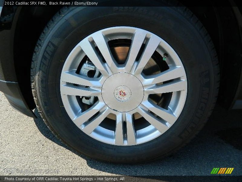 Black Raven / Ebony/Ebony 2012 Cadillac SRX FWD