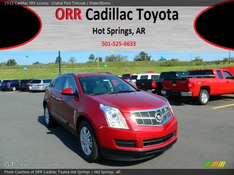 Crystal Red Tintcoat / Shale/Ebony 2012 Cadillac SRX Luxury