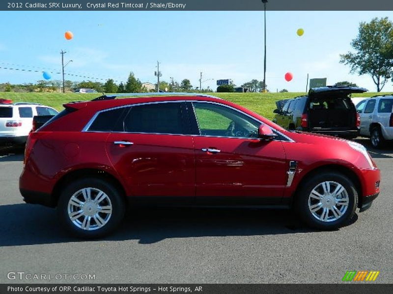 Crystal Red Tintcoat / Shale/Ebony 2012 Cadillac SRX Luxury