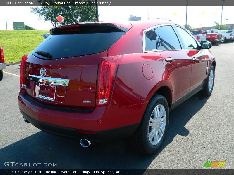 Crystal Red Tintcoat / Shale/Ebony 2012 Cadillac SRX Luxury