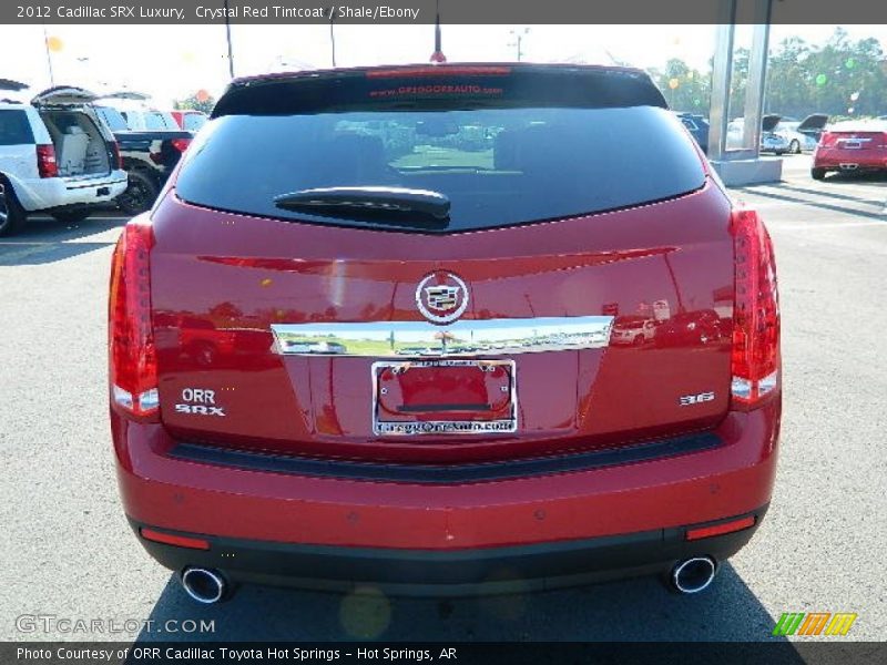 Crystal Red Tintcoat / Shale/Ebony 2012 Cadillac SRX Luxury