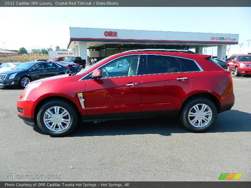 Crystal Red Tintcoat / Shale/Ebony 2012 Cadillac SRX Luxury