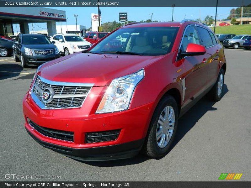 Crystal Red Tintcoat / Shale/Ebony 2012 Cadillac SRX Luxury