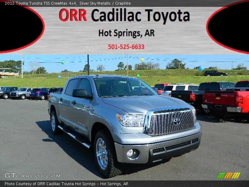 Silver Sky Metallic / Graphite 2012 Toyota Tundra TSS CrewMax 4x4