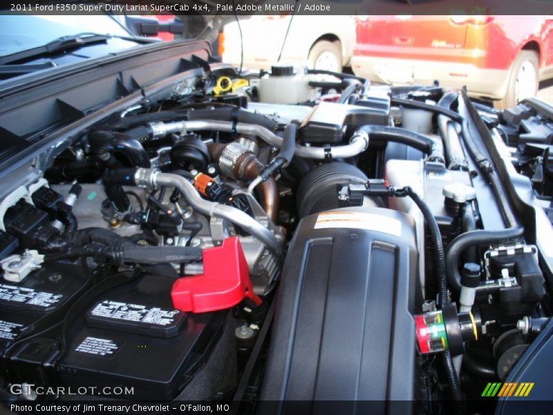 Pale Adobe Metallic / Adobe 2011 Ford F350 Super Duty Lariat SuperCab 4x4